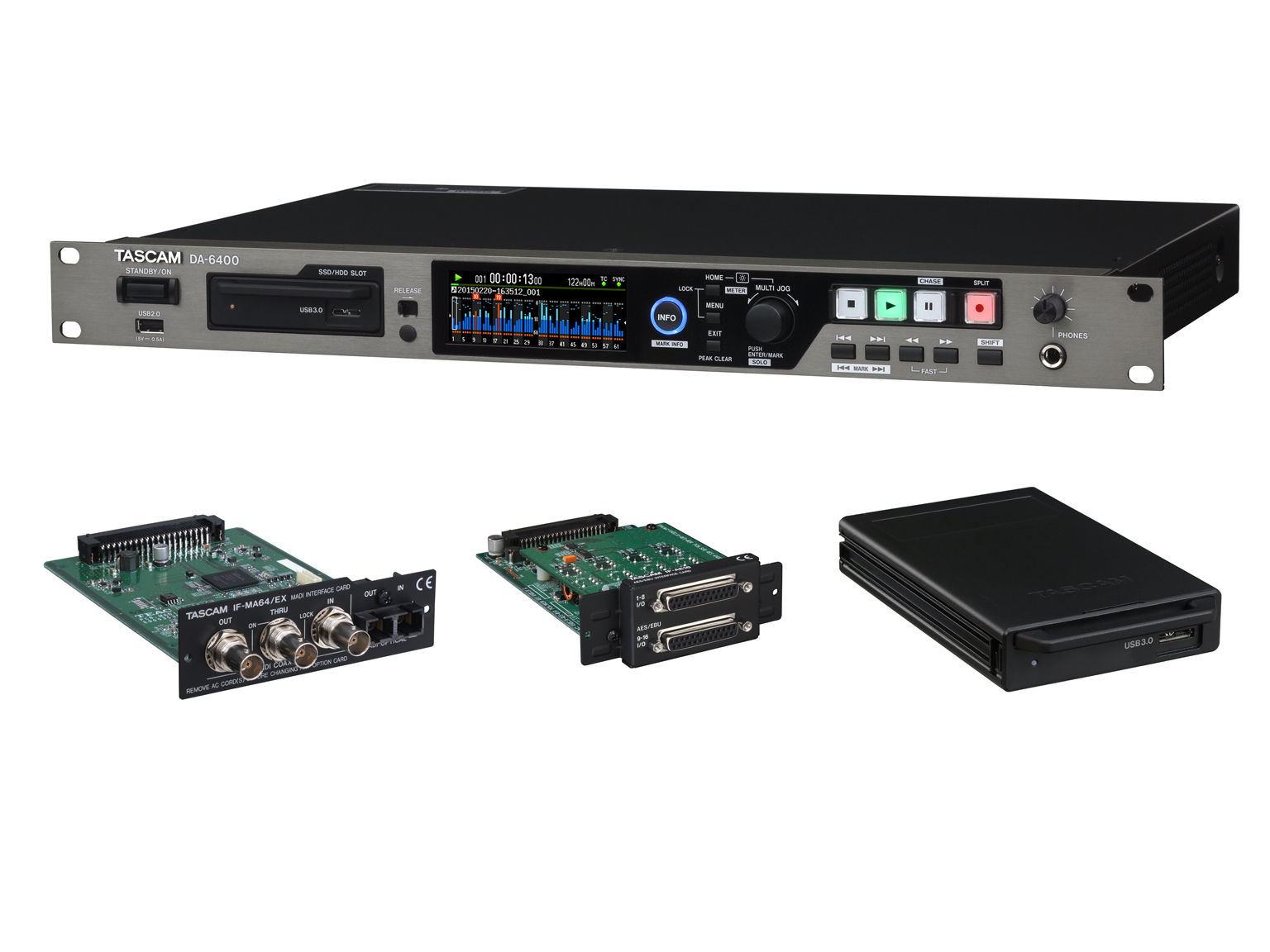 新規レンタル機材の御案内  TASCAM DA-6400 のレンタルを始めました